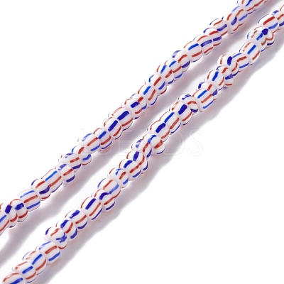 Handmade Lampwork Beads Strands BLOW-K001-01B-07-1