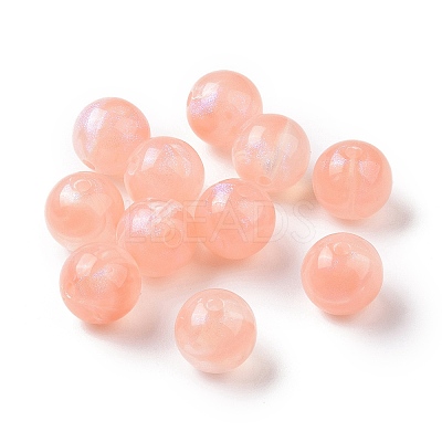 Opaque Acrylic Beads OACR-E014-19B-05-1