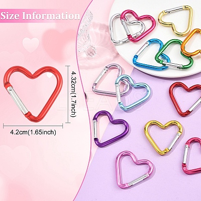 5Pcs Zinc Alloy Spring Gate Rings FIND-YW0010-59A-1