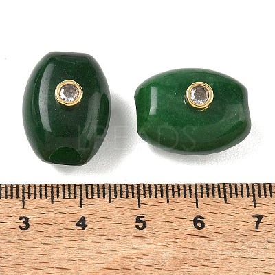 Dyed Natural White Jade European Beads GG-CBA105B-02K-G-1