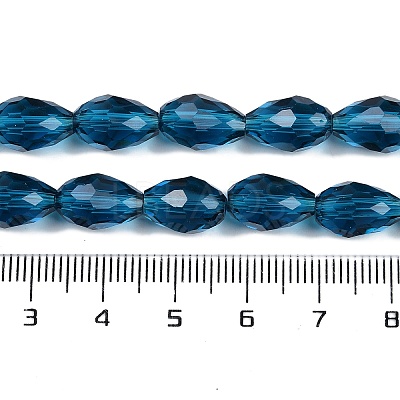 Transparent Glass Beads Strands LS-EGLA-N013-T10mm-D25-1
