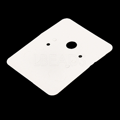 50Pcs Rectangle Paper Flower Print Earring Display Cards CDIS-M008-01C-1