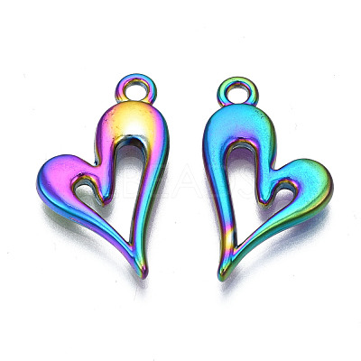 Rainbow Color Alloy Pendants PALLOY-N156-181-NR-1