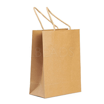 DIY Rectangle with Sheep Pattern Kraft Paper Bag Making Set DIY-F079-01-1