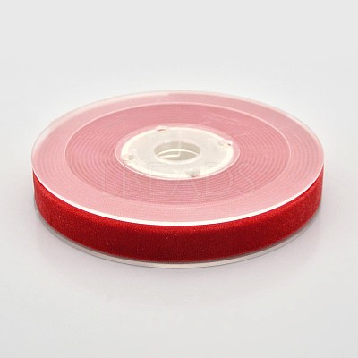 Polyester Velvet Ribbon for Gift Packing and Festival Decoration SRIB-M001-13mm-235-1