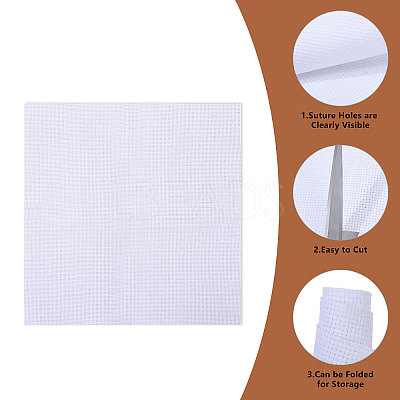 15Pcs 5 Styles 14CT Cross Stitch Fabric DIY-GL0005-36-1