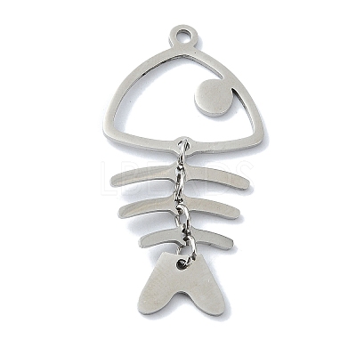 Non-Tarnish 304 Stainless Steel Pendants LS-STAS-C097-47P-1