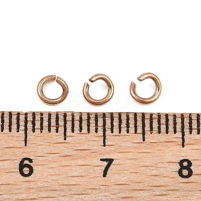 304 Stainless Steel Open Jump Rings STAS-M235-02D-RG-1