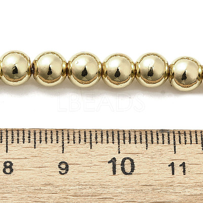Electroplated Synthetic Magnetic Hematite Beads Strands G-L613-F01-01A-1