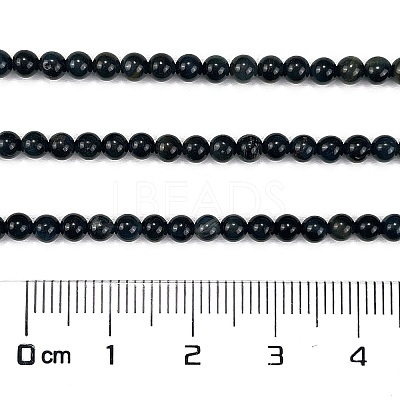 Natural Blue Tiger Eye(Dyed & Heated) Beads Strands LS-G-M438-A04-01-1