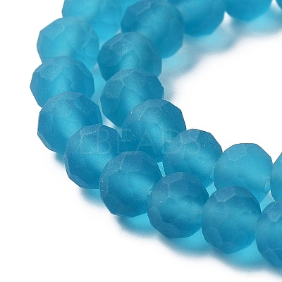 Transparent Glass Beads Strands EGLA-A044-T1mm-MD27-1