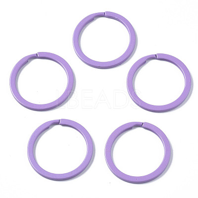 Spray Painted Iron Split Key Rings X-KEYC-S255-003-1