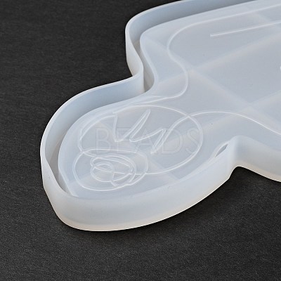 DIY Goddess Tray Palte Silicone Bust Statue Molds DIY-P070-C03-1