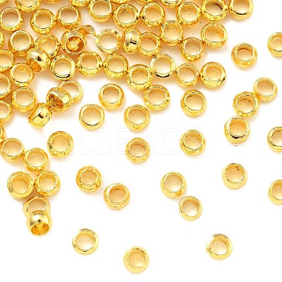 Brass Crimp Beads KK-S509-01G-03-1