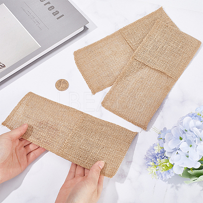10Pcs Linen Cutlery Bag AJEW-GF0008-68-1