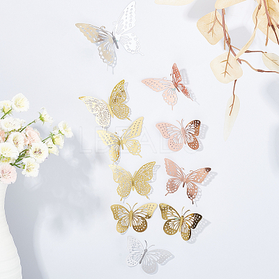 8 Sets 8 Styles Paper Wall Stickers DIY-CA0002-33-1