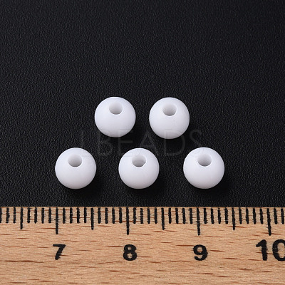 Opaque Acrylic Beads MACR-S370-C6mm-01-1