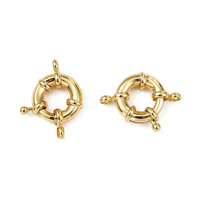 Rack Plating Brass Spring Ring Clasps X-KK-D399-A-G-NF-1