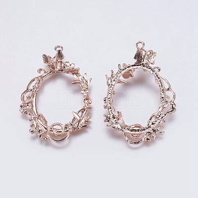 Alloy Big Pendants LS-PALLOY-P163-02RG-1