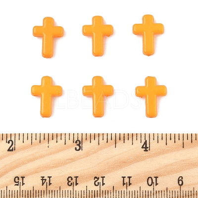 200Pcs Opaque Acrylic Beads SACR-FS0001-39A-1