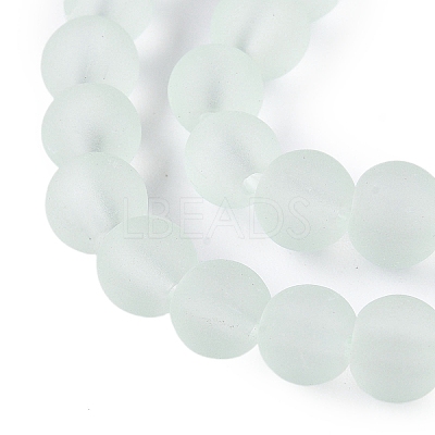 Baking Paint Transparent Glass Bead Strands GLAA-S031-12mm-29-1