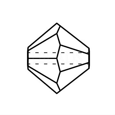 Preciosa&reg Crystal Beads X-PRC-BA4-50520-20000-1