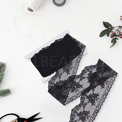 5Yards Polyester Fringe Lace Trim OCOR-CY0003-95A-1