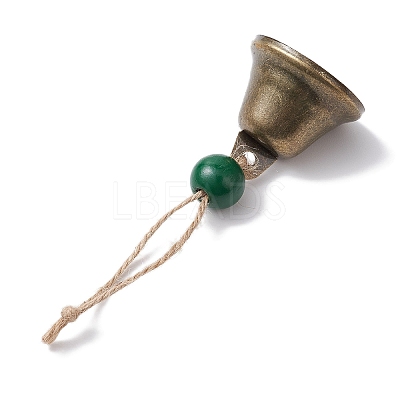 Iron Bell Pendant Decoration HJEW-JM02235-01-1