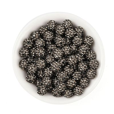 Pave Disco Ball Beads RB-H258-8MM-215-1