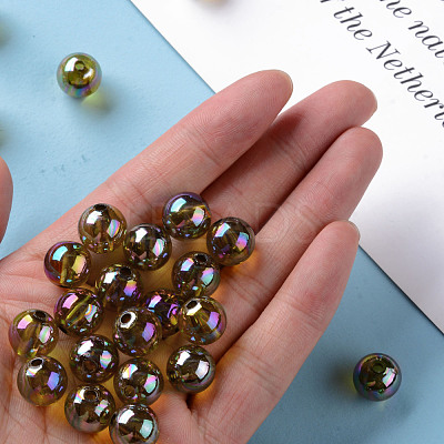 Transparent Acrylic Beads MACR-S370-B12mm-737-1