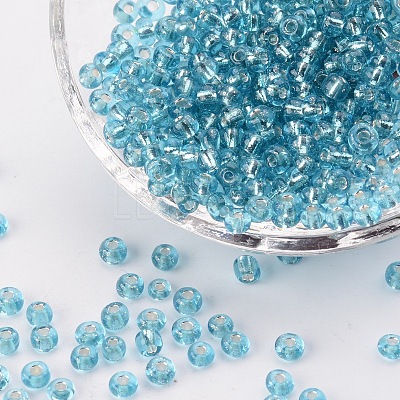 (Repacking Service Available) 6/0 Glass Seed Beads SEED-C014-4mm-23-1