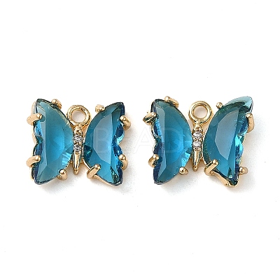 Brass with Glass Pendants FIND-Z020-02S-1