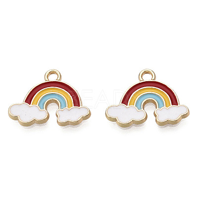 Alloy Enamel Pendants X-FIND-N048-020-1