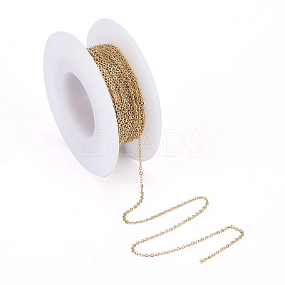 Ion Plating(IP) 304 Stainless Steel Cable Chains CHS-F007-01G-A-1