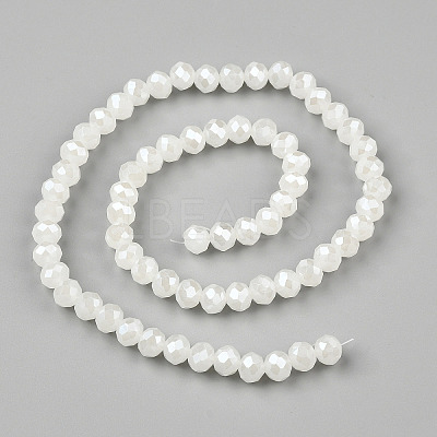 Electroplate Glass Beads Strands EGLA-A044-J4mm-A05-1