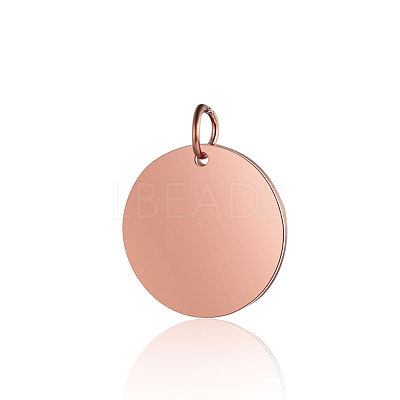 Ion Plating(IP) 304 Stainless Steel Pendants LS-STAS-I311-32E-RG-1