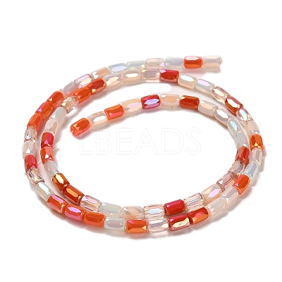 Electroplate Glass Beads Strands EGLA-D030-08E-1