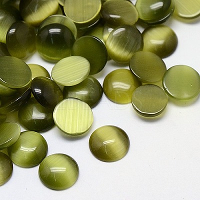 Cat Eye Cabochons LS-CE-J002-10mm-34-1