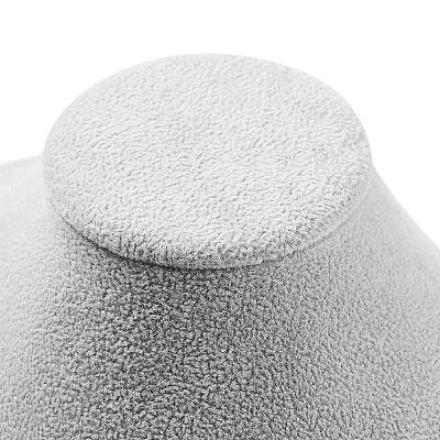 Bust Plastic Covered with Velvet Necklace Display Stands NDIS-L006-01A-1