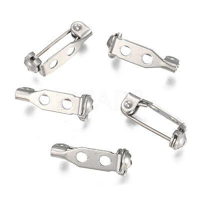 Tarnish Resistant 304 Stainless Steel Brooch Findings Sets STAS-G137-52P-04-1