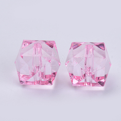 Transparent Acrylic Beads TACR-Q259-8mm-V03-1