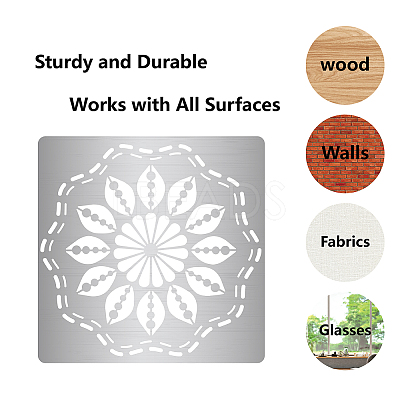 Stainless Steel Cutting Dies Stencils DIY-WH0238-014-1