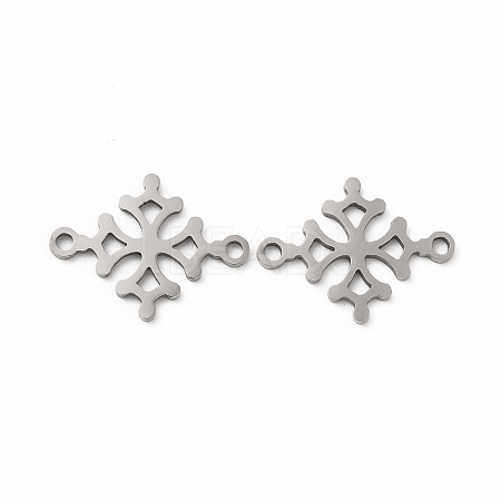 201 Stainless Steel Connector Charms STAS-K251-097P-1