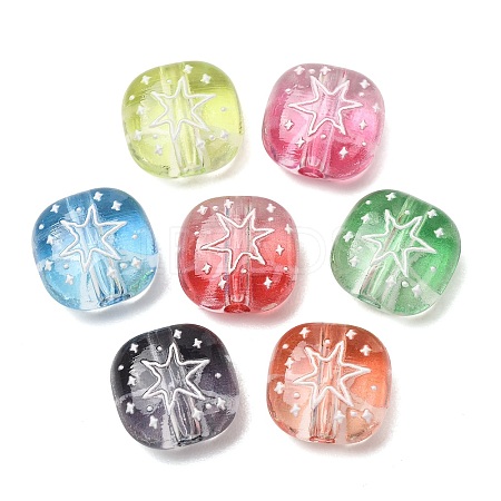 Gradient Color Transparent Acrylic Beads AC-CBAC4EE-01-1