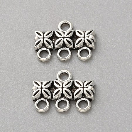 100Pcs Tibetan Style Alloy Chandelier Component Links FIND-WH0431-31E-1