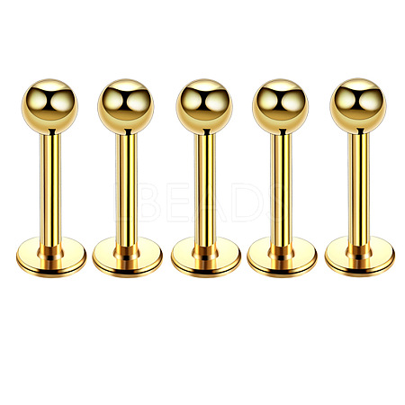 304 Stainless Steel Round Internally Threaded Labrets for Women Men WG9B6EB-07-1