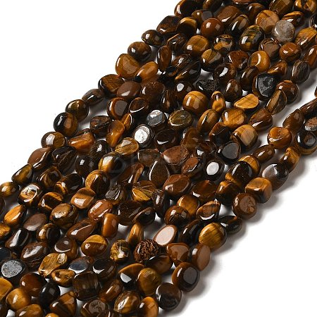 Natural Tiger Eye Beads Strands G-I351-B03-1