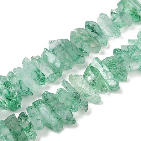 Natural Crackle Quartz Beads Strands G-R012-B06-07-1