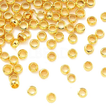 Brass Crimp Beads KK-S509-01G-03-1