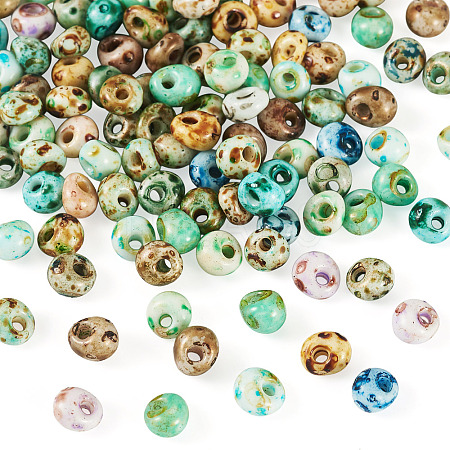 Picasso Glass Seed Beads SEED-TADJ0001-05A-1